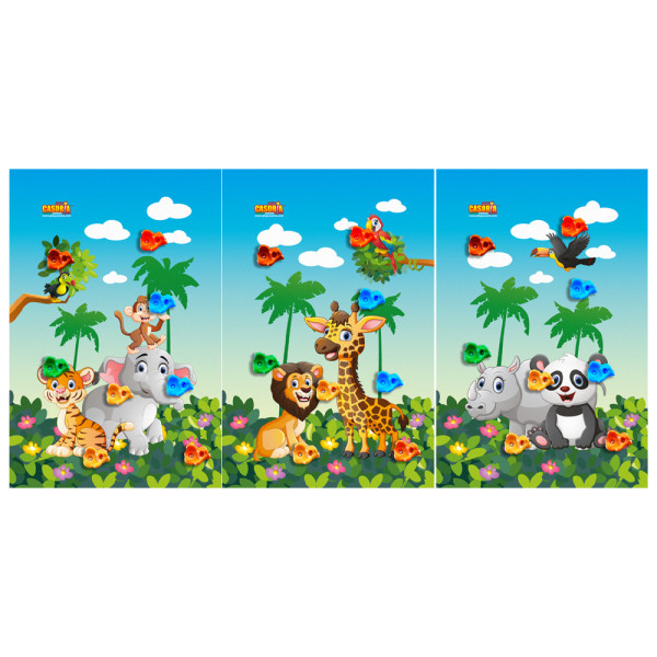 ARRAMPICATA JUNGLA PLAY CM. 123 X 200 (H)