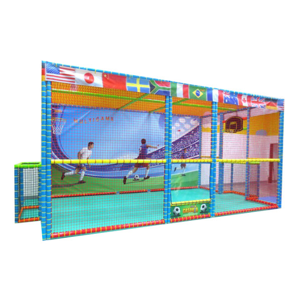 MULTIGAME CALCIO / BASKET DIM. CM. 670 X 370 X 270 (h) CON CANESTRI INCLUSI