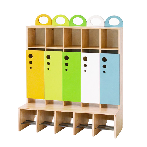 MOBILE SPOGLIATOIO NV 5 ANTE CON PANCA CM 126X50X135 (H)