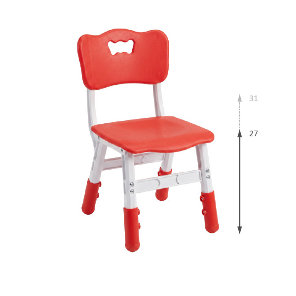 SEDIA BAMBINI WAVE | DIMENSIONI CM 30X30X51 (H) | ALTEZZA SEDUTA CM 27-31