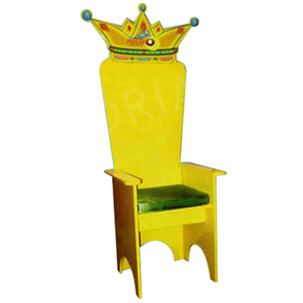 TRONO FESTA GIALLO CM. 70 X 70 X 160 (H)