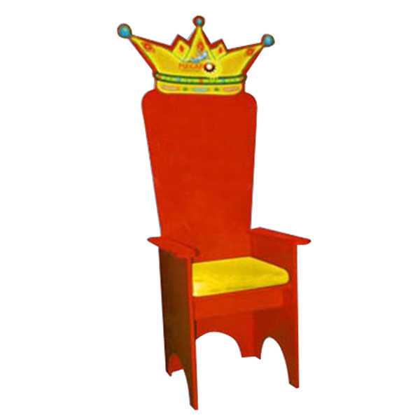 TRONO FESTA ROSSO CM. 70 X 70 X 160 (H)