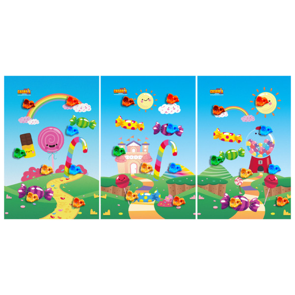 ARRAMPICATA CARAMELLE PLAY CM. 123 X 200 (H)
