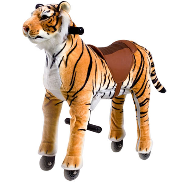 GIOCO CAV. SU RUOTE PROF. TIGRE LARGE CM. 110 X 35 X 112 (H)
