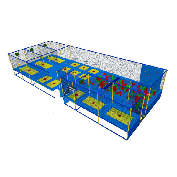 TRAMPOLINE PARK PLAY METRI 20 X 7,7