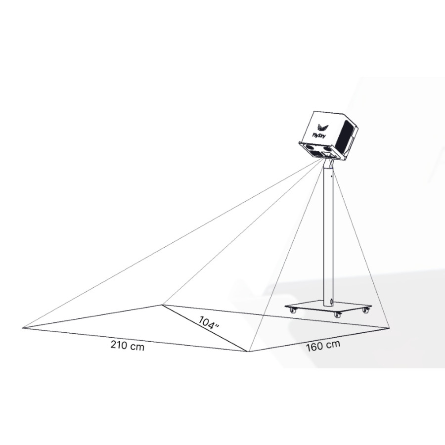 PROIETTORE INTERATTIVO MULTIMEDIALE LEARN AND PLAY CON BASEcm 35 x 28 x 30 h