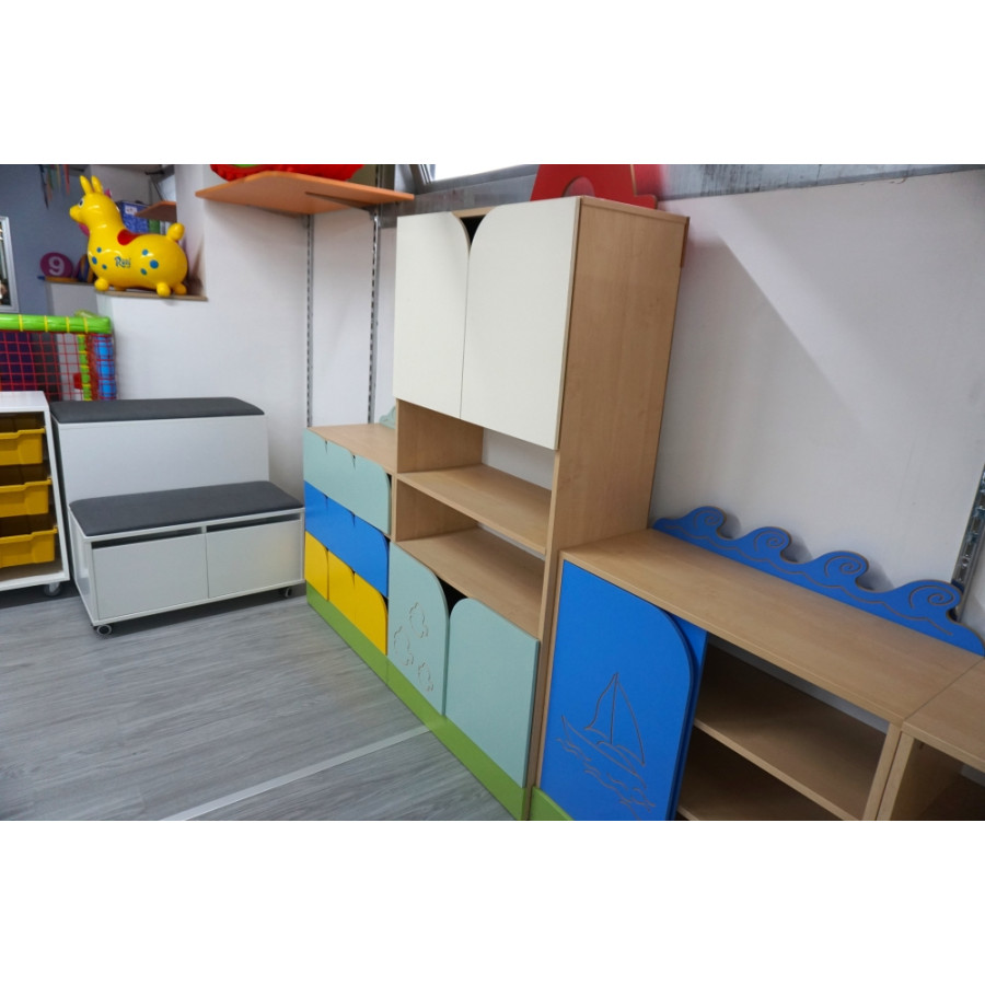 MOBILE COMPOSIZIONE MARE NOVA DIM: cm 328 x 38 x 166 (h)