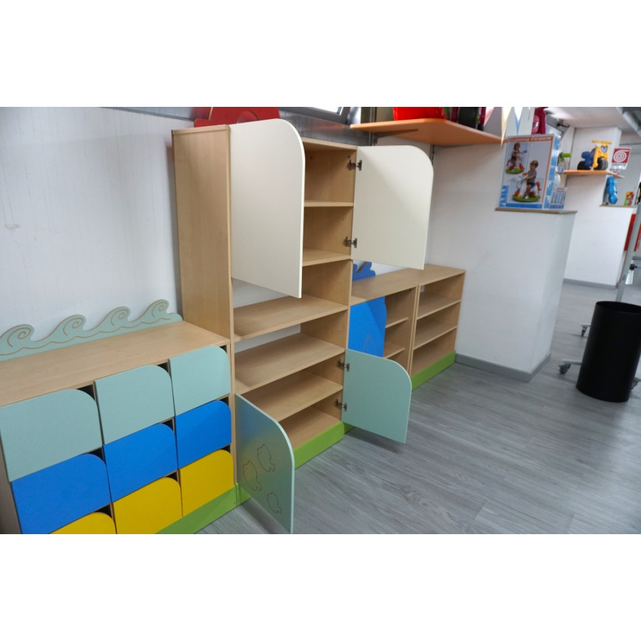 MOBILE COMPOSIZIONE MARE NOVA DIM: cm 328 x 38 x 166 (h)