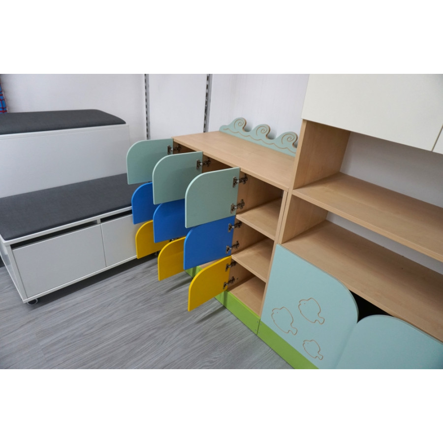 MOBILE COMPOSIZIONE MARE NOVA DIM: cm 328 x 38 x 166 (h)