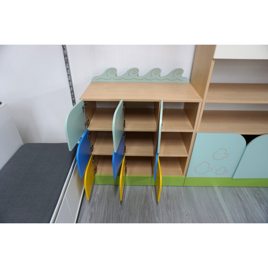 MOBILE COMPOSIZIONE MARE NOVA DIM: cm 328 x 38 x 166 (h)
