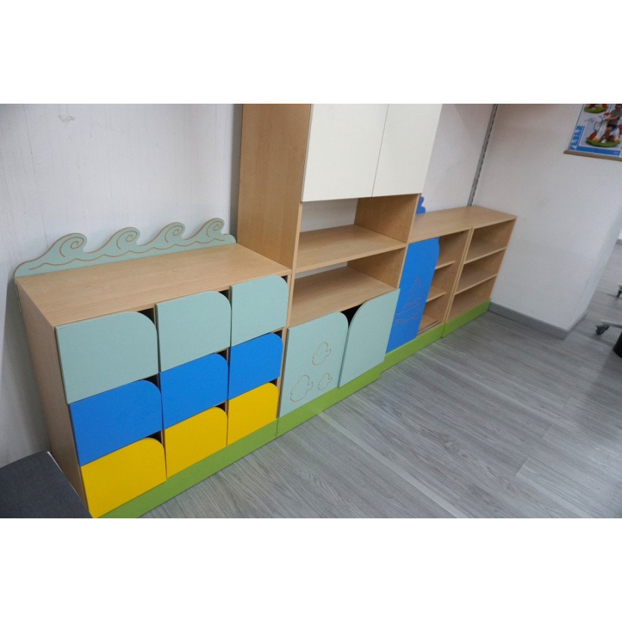 MOBILE COMPOSIZIONE MARE NOVA DIM: cm 328 x 38 x 166 (h)