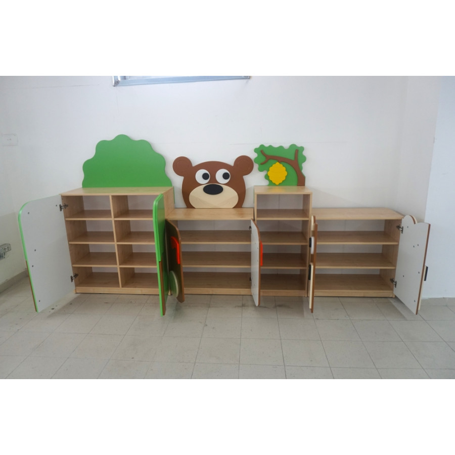 MOBILE COMPOSIZIONE ORSETTO NV DIM: cm 308 x 40 x 152 (h)