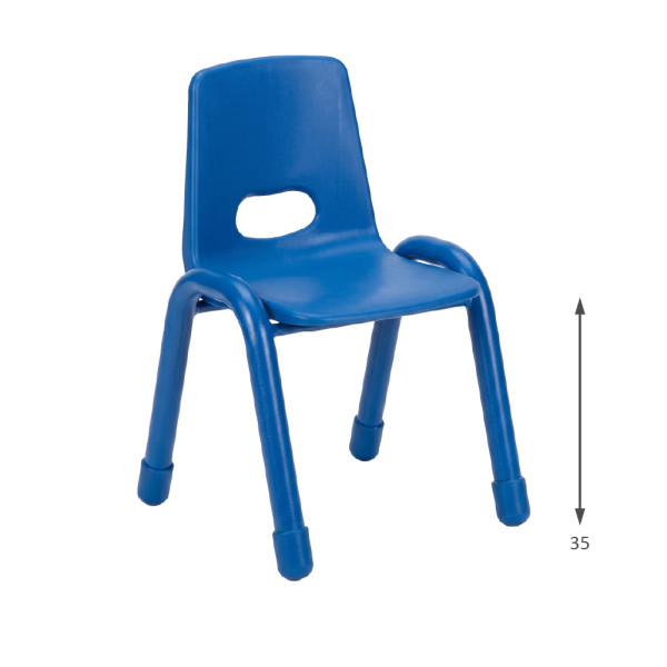SEDIA BAMBINI ZORO IN PLASTICA E METALLO | DIMENSIONI 30X38X35 (H) | ALTEZZA SEDUTA CM 35