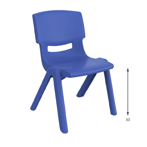 SEDIA BAMBINI HAPPY ZK | DIMENSIONI CM 32X25,5X55 (H) | ALTEZZA SEDUTA CM 30