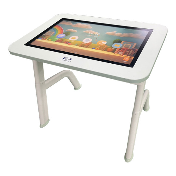 TAVOLO INTERATTIVO 32 POLLICI INCLINABILE SP4 TOUCH SCREEN CON VANO PORTAOGGETTI CM 93 X 62 X 56-78 (H)