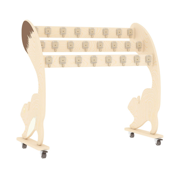 APPENDINO SCOIATTOLO PER ASCIUGAMANI CON ROUTE CM 97 X 42 X 89 (H)