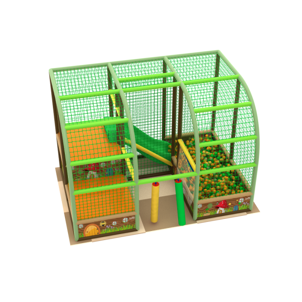 STRUTTURA PLAYGROUND MODULARE DI DIMENSIONI CM. 360 X 240 X 270 h