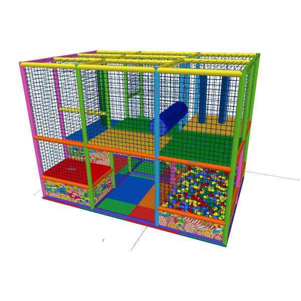 PLAYGROUND PLAY504 CM 360 X 240 X 270 h