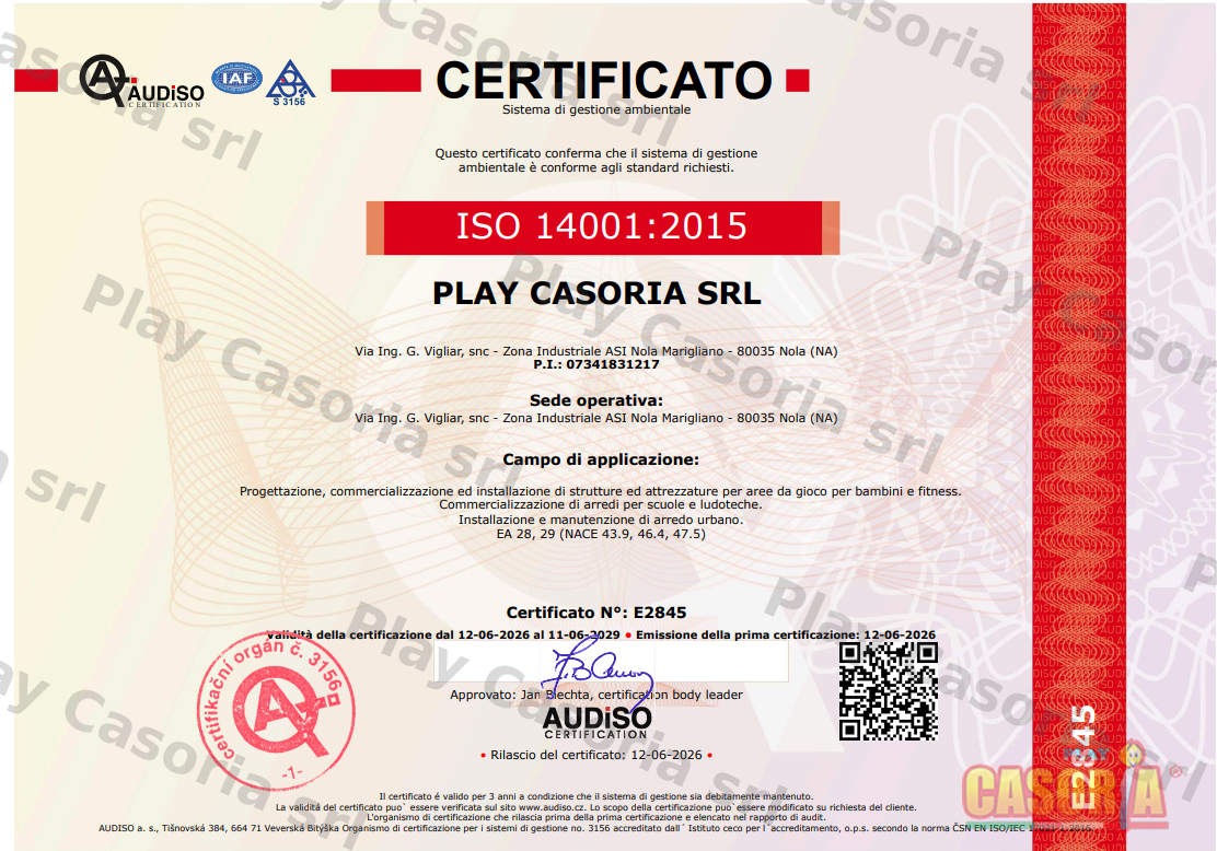 Certificazione ISO 14001
