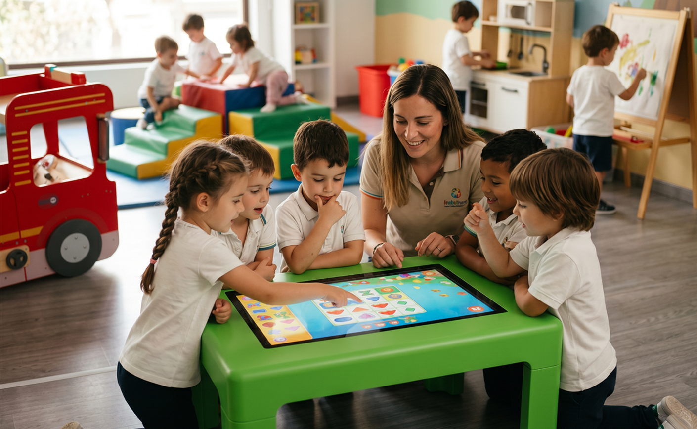 Tavoli Touch per Ludoteche: Rivoluzionare il Divertimento con l’Intrattenimento Phygital